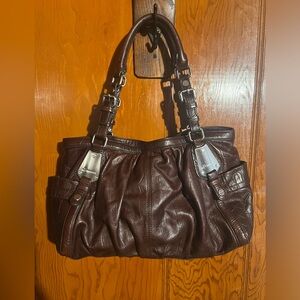 COPY - BROWN B Makowsky Satchel Hand Shoulder Bag